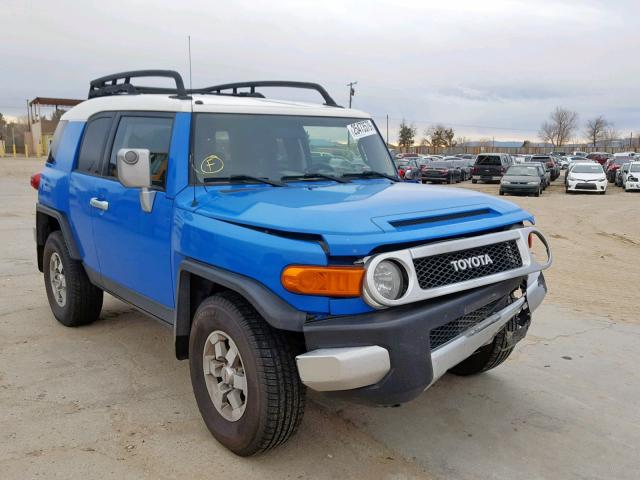 JTEZU11F270006246 - 2007 TOYOTA FJ CRUISER BLUE photo 1