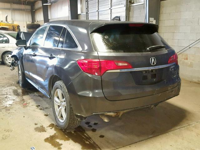 5J8TB4H52FL003280 - 2015 ACURA RDX TECHNO GRAY photo 3