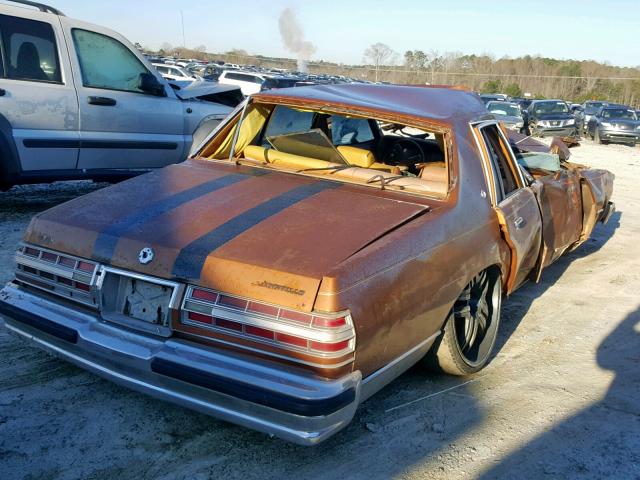 2N69Y9P253606 - 1979 PONTIAC PARISIENNE BROWN photo 4