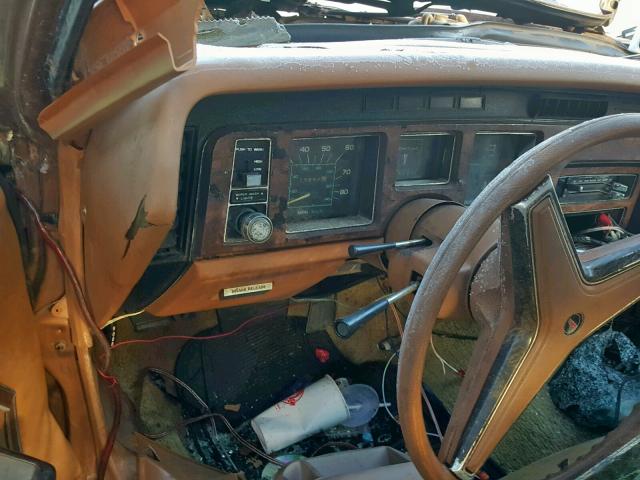 2N69Y9P253606 - 1979 PONTIAC PARISIENNE BROWN photo 8