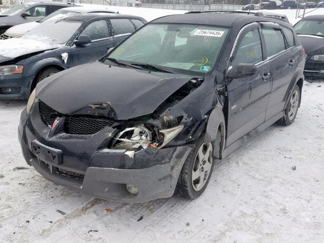 5Y2SM62804Z464779 - 2004 PONTIAC VIBE BLACK photo 2