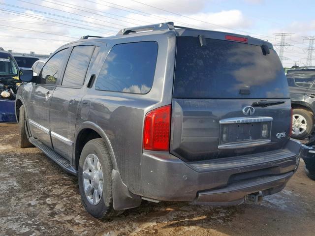 5N3AA08C95N803774 - 2005 INFINITI QX56 GRAY photo 3