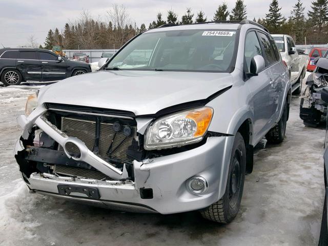 JTMBF31V49D001645 - 2009 TOYOTA RAV4 LIMIT SILVER photo 2