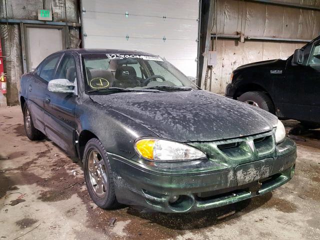 1G2NW52E5YM826698 - 2000 PONTIAC GRAND AM G GREEN photo 1