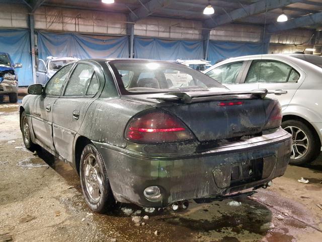 1G2NW52E5YM826698 - 2000 PONTIAC GRAND AM G GREEN photo 3