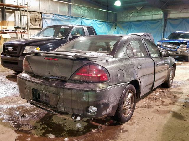 1G2NW52E5YM826698 - 2000 PONTIAC GRAND AM G GREEN photo 4