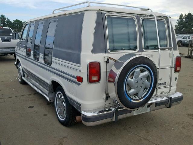 2B6HB23Y4JK185510 - 1988 DODGE RAM VAN B2 GRAY photo 3