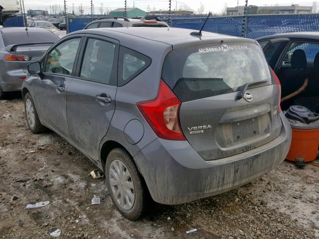 3N1CE2CP8GL411990 - 2016 NISSAN VERSA NOTE GRAY photo 3