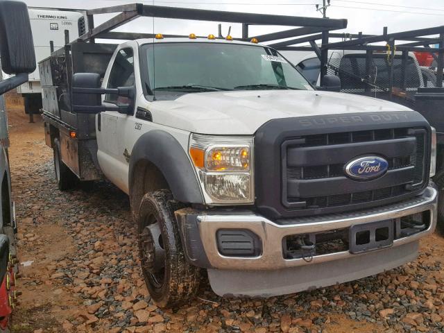 1FDUF5GT7CEA08158 - 2012 FORD F550 SUPER WHITE photo 1