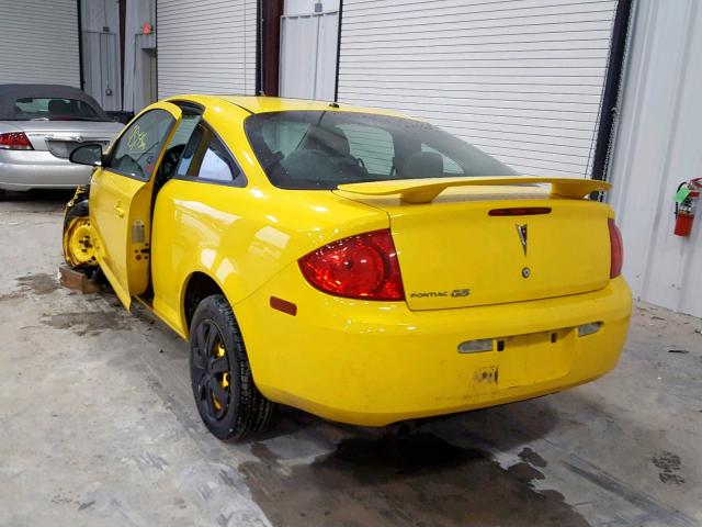 1G2AL18F687102937 - 2008 PONTIAC G5 YELLOW photo 3