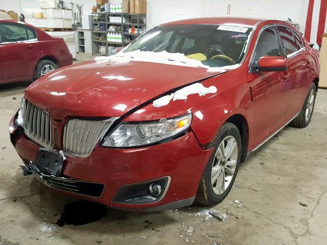 1LNHM93R39G617012 - 2009 LINCOLN MKS MAROON photo 2