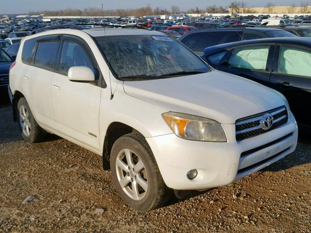 JTMBD31V075074203 - 2007 TOYOTA RAV4 LIMIT WHITE photo 1