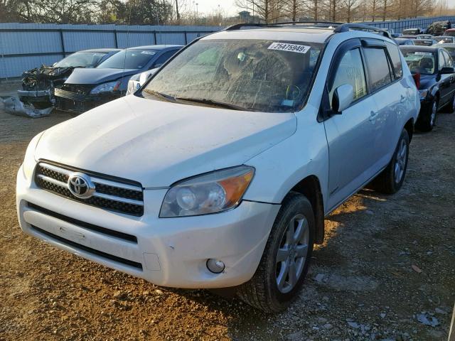 JTMBD31V075074203 - 2007 TOYOTA RAV4 LIMIT WHITE photo 2