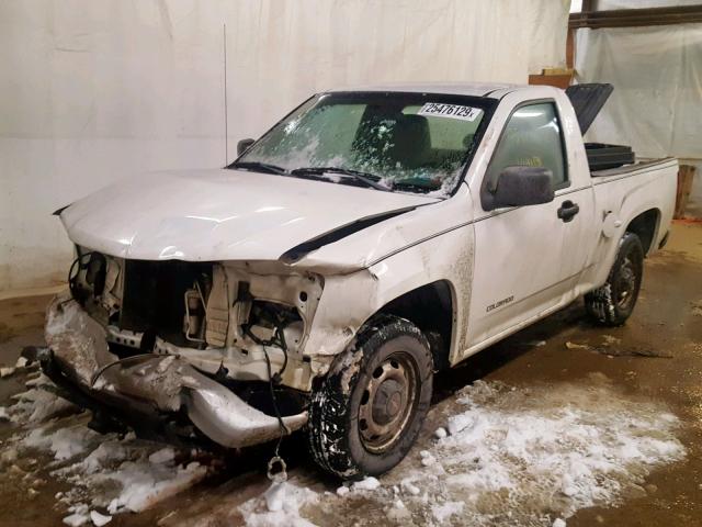 1GCCS148958245952 - 2005 CHEVROLET COLORADO WHITE photo 2