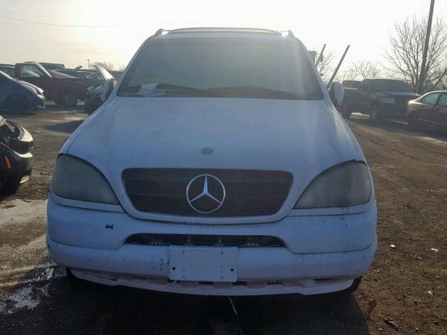 4JGAB54E0YA204736 - 2000 MERCEDES-BENZ ML 320 WHITE photo 9