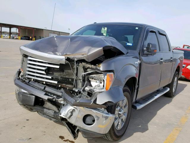 1FTEW1CM5CKD04894 - 2012 FORD F150 SUPER SILVER photo 2