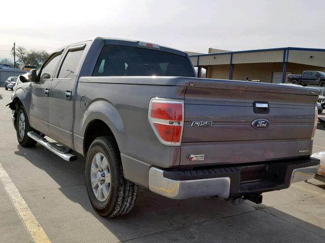 1FTEW1CM5CKD04894 - 2012 FORD F150 SUPER SILVER photo 3