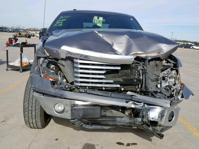 1FTEW1CM5CKD04894 - 2012 FORD F150 SUPER SILVER photo 9