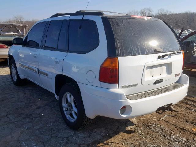 1GKDT13S522131545 - 2002 GMC ENVOY WHITE photo 3