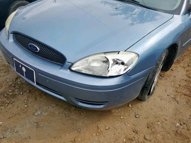 1FAFP56U76A120738 - 2006 FORD TAURUS SEL BLUE photo 9