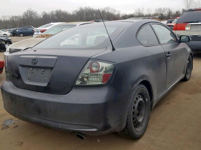 JTKDE177660091370 - 2006 TOYOTA SCION TC შავი ფოტო 4