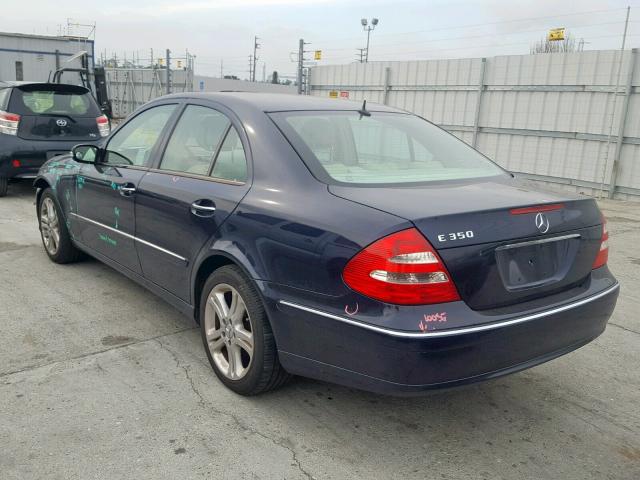 WDBUF56J66A956761 - 2006 MERCEDES-BENZ E 350 BLUE photo 3