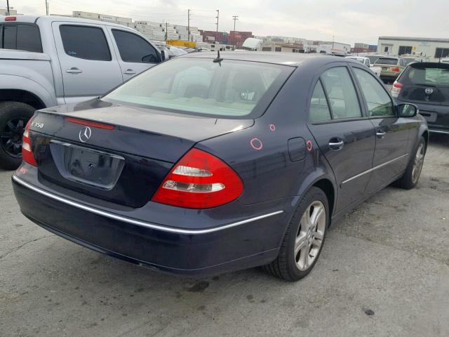 WDBUF56J66A956761 - 2006 MERCEDES-BENZ E 350 BLUE photo 4