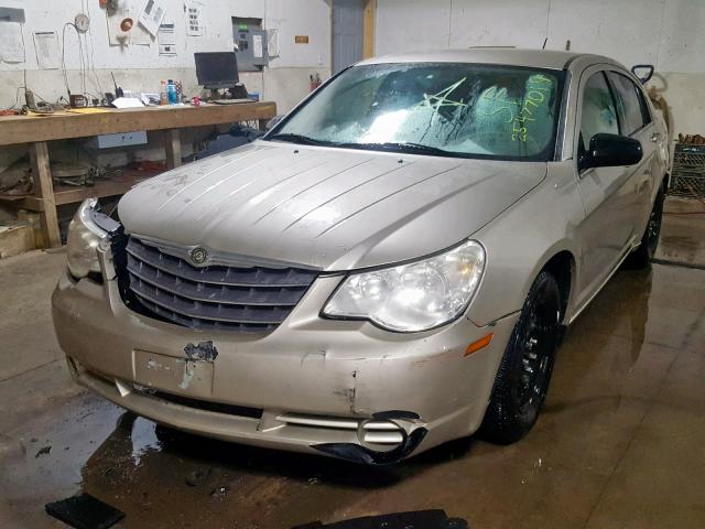 1C3LC46K68N287836 - 2008 CHRYSLER SEBRING LX GOLD photo 2