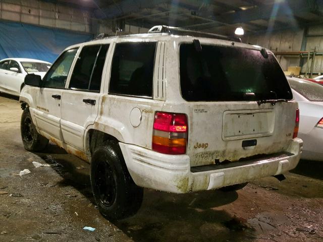 1J4GZ78Y0WC293617 - 1998 JEEP GRAND CHER WHITE photo 3