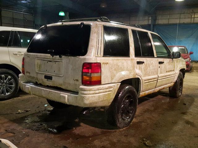 1J4GZ78Y0WC293617 - 1998 JEEP GRAND CHER WHITE photo 4