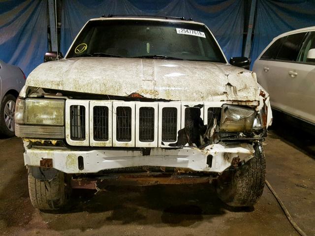 1J4GZ78Y0WC293617 - 1998 JEEP GRAND CHER WHITE photo 9