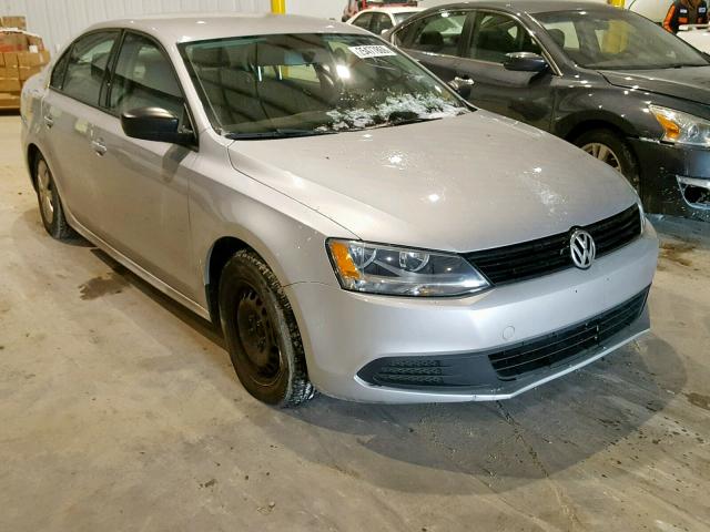 3VW2K7AJ6CM471796 - 2012 VOLKSWAGEN JETTA BASE 银色 照片 1