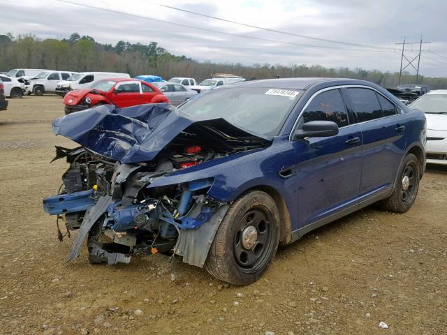 1FAHP2M80DG157640 - 2013 FORD TAURUS POL BLUE photo 2