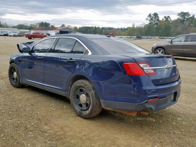 1FAHP2M80DG157640 - 2013 FORD TAURUS POL BLUE photo 3