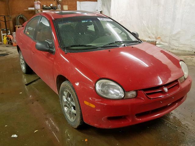 1B3ES56C82D643255 - 2002 DODGE NEON ES RED photo 1