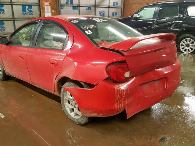 1B3ES56C82D643255 - 2002 DODGE NEON ES RED photo 9