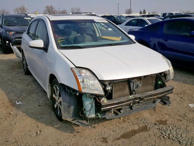 3N1AB6APXCL701281 - 2012 NISSAN SENTRA 2.0 WHITE photo 1