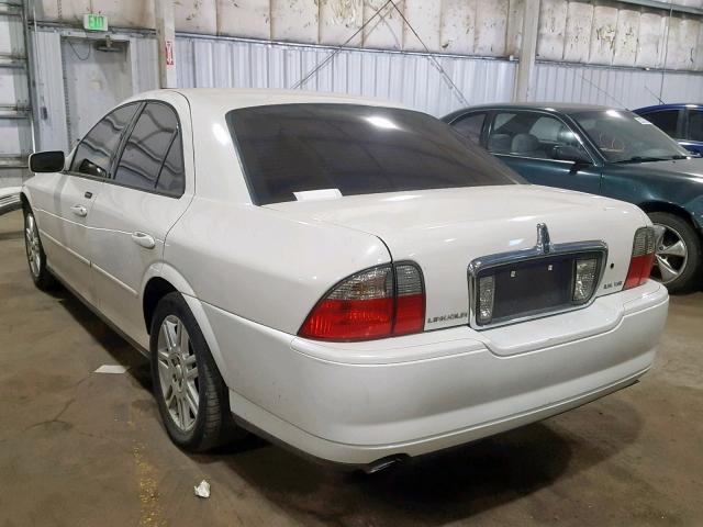 1LNHM87A75Y644801 - 2005 LINCOLN LS SILVER photo 3