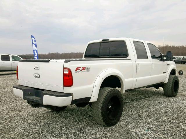 1FTWW31P26EB31075 - 2006 FORD F350 SRW S WHITE photo 4