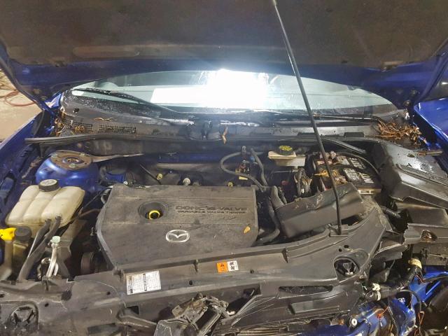 JM1BK123571751809 - 2007 MAZDA 3 S BLUE photo 7