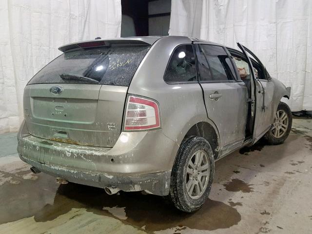 2FMDK48C98BA24286 - 2008 FORD EDGE SEL SILVER photo 4