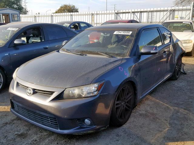 JTKJF5C71D3045891 - 2013 TOYOTA SCION TC ნაცრისფერი ფოტო 2