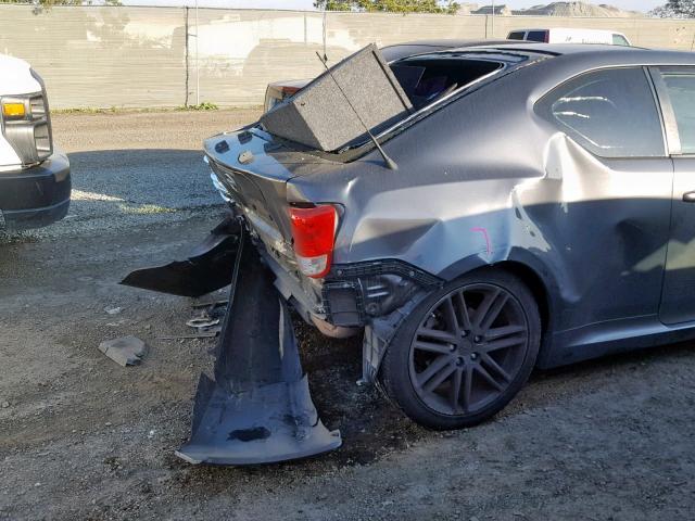 JTKJF5C71D3045891 - 2013 TOYOTA SCION TC ნაცრისფერი ფოტო 9