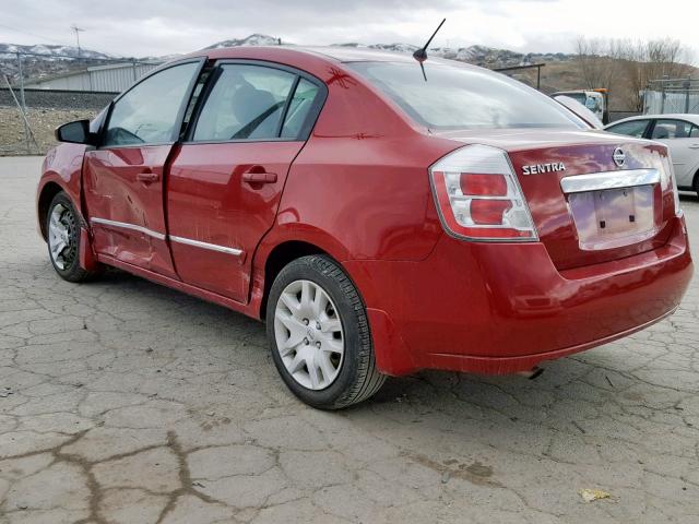 3N1AB6AP4AL619883 - 2010 NISSAN SENTRA 2.0 RED photo 3