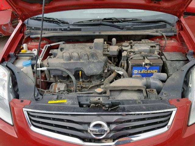 3N1AB6AP4AL619883 - 2010 NISSAN SENTRA 2.0 RED photo 7