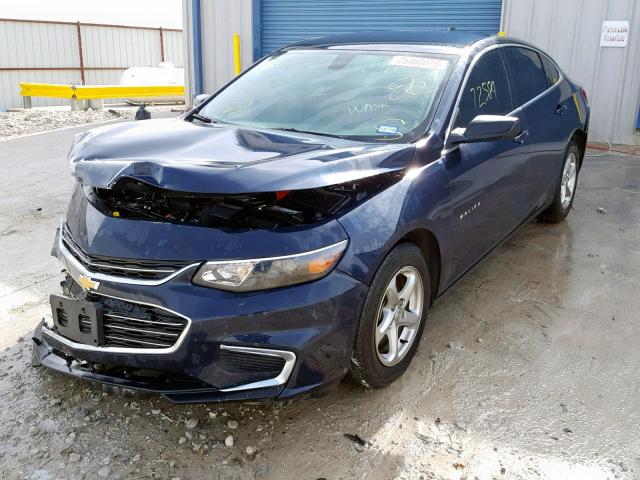 1G1ZB5ST6GF341506 - 2016 CHEVROLET MALIBU LS BLUE photo 2