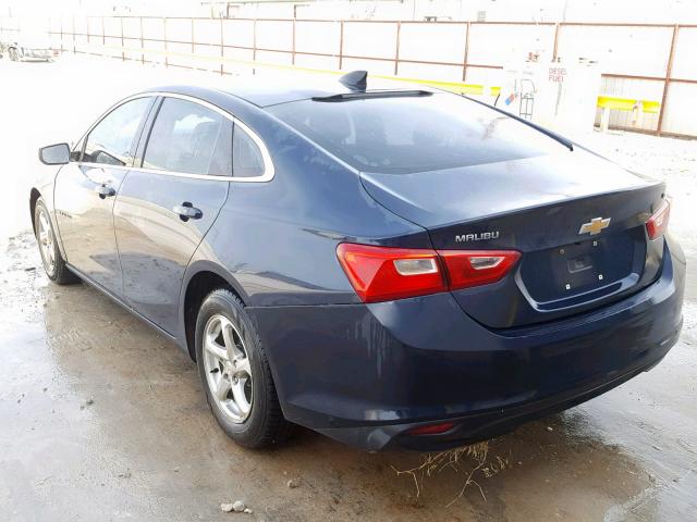 1G1ZB5ST6GF341506 - 2016 CHEVROLET MALIBU LS BLUE photo 3