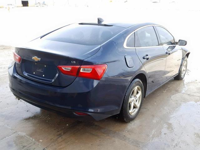 1G1ZB5ST6GF341506 - 2016 CHEVROLET MALIBU LS BLUE photo 4