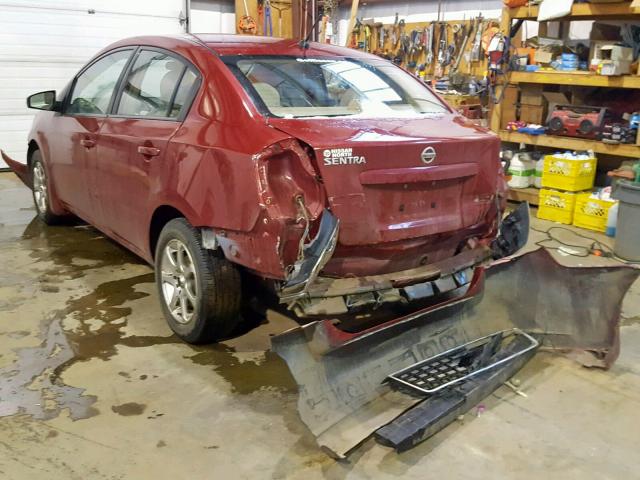 3N1AB61E79L616163 - 2009 NISSAN SENTRA 2.0 RED photo 3