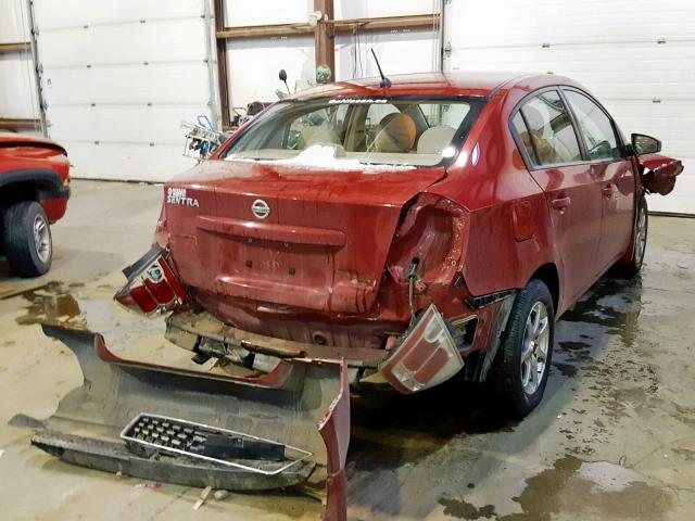 3N1AB61E79L616163 - 2009 NISSAN SENTRA 2.0 RED photo 4